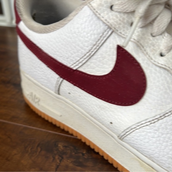 Air force 1 men's size 12 maroon white - Picture 4 of 7
